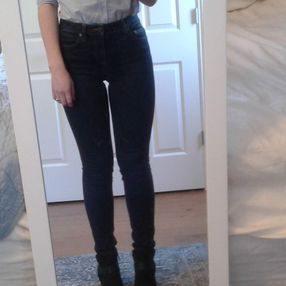 Land's End Dark Wash Skinny Jean